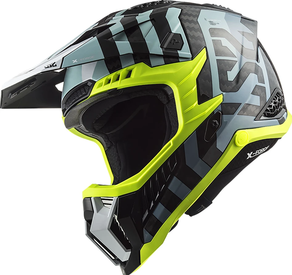 LS2 MX703 C X-FORCE BARRIER helmet - M, Sky Blue