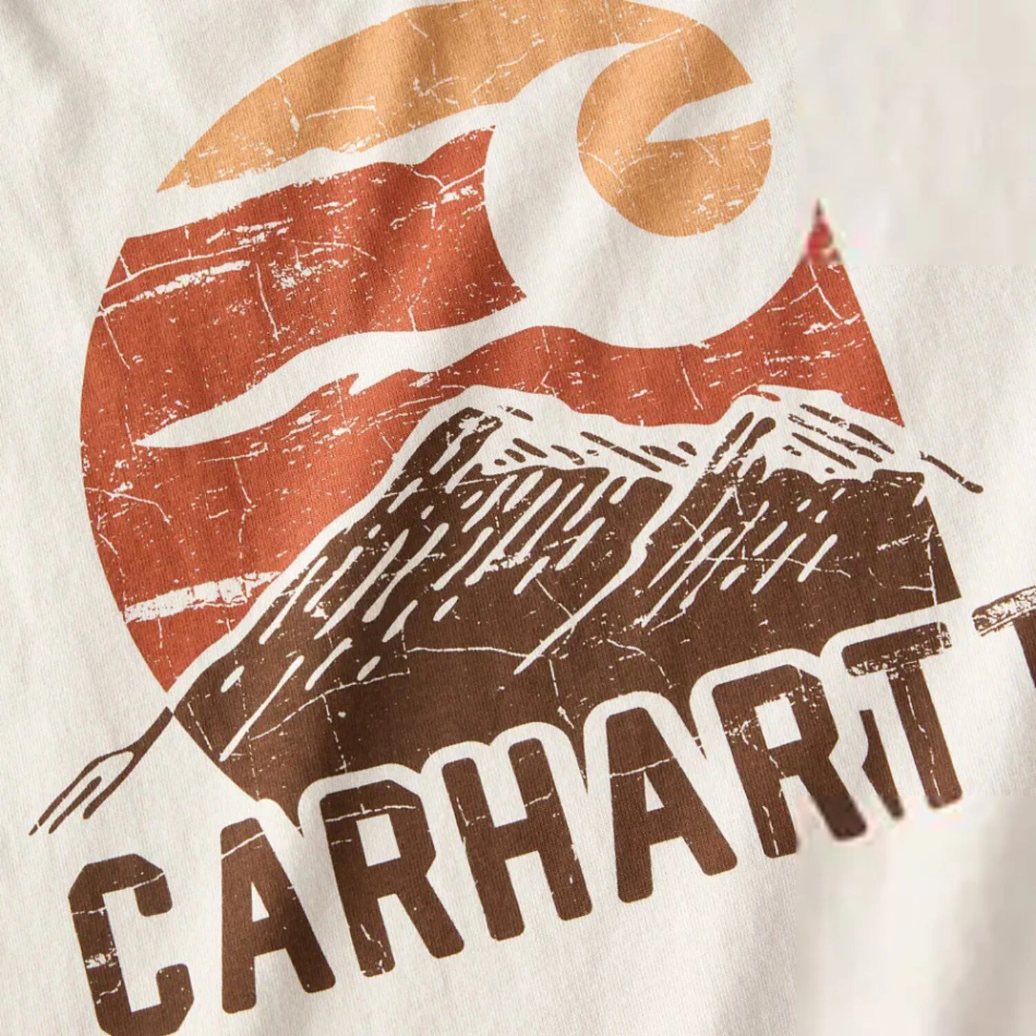 Carhartt Mountain long sleeve malt, White, L