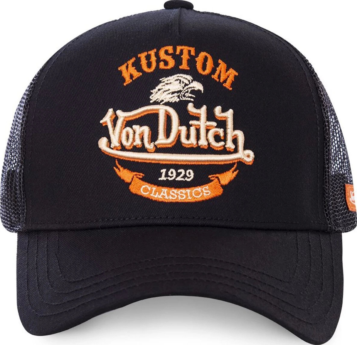 Von Dutch Trucker cap, eagle Black, Black