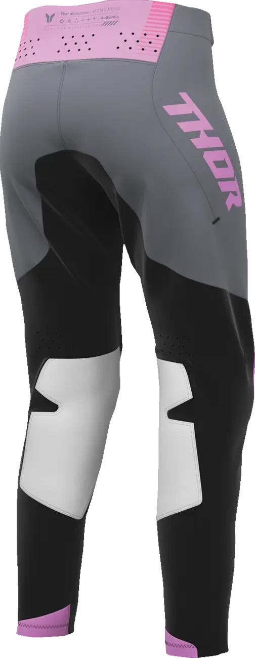 PANT WMN SPORTMODE VELOCITY BLK/ORCH 1/2