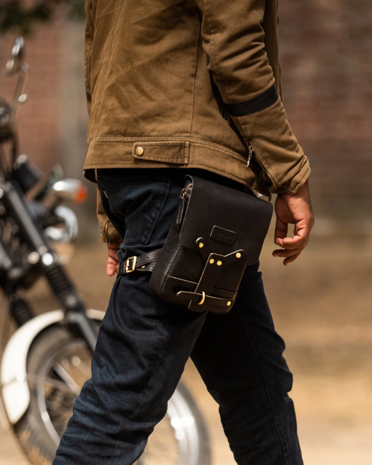 Trip Machine, Thigh bag / leg bag, Black
