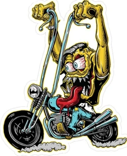 Lethal Threat Biker Monster sticker