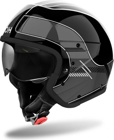 Airoh Helmet J 110 Raster Dark Grey Gloss, L