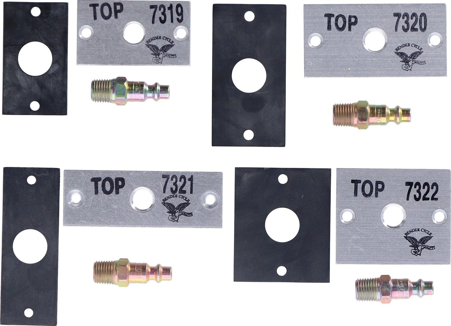 Brake bleeder air kits (4-p