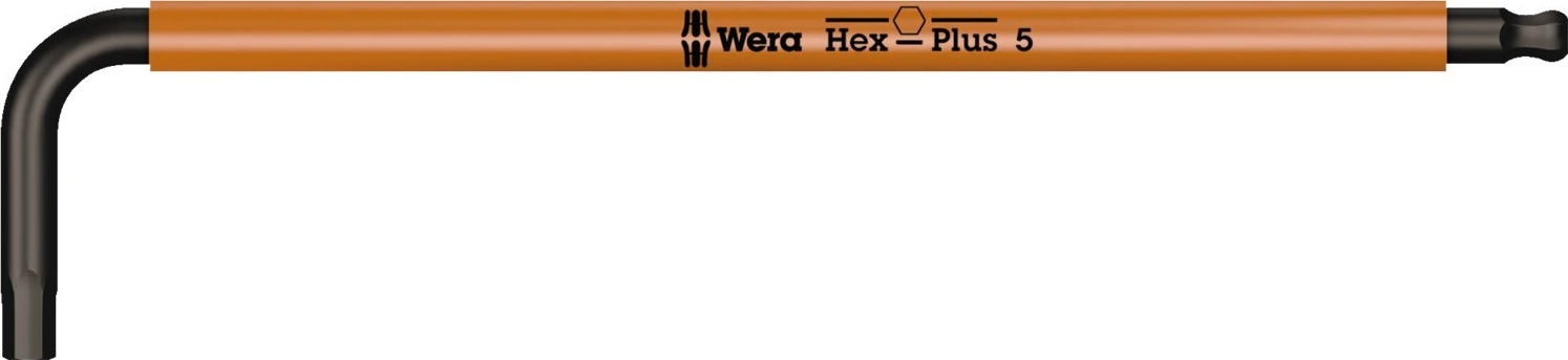 Wera hex key multicolor bright orange - Metric 5.0, 5 mm