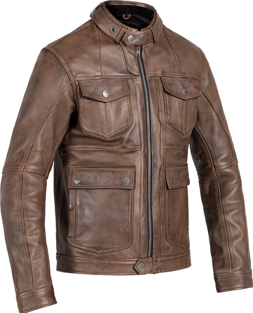 John Doe Drifter leather jacket, Brown, L