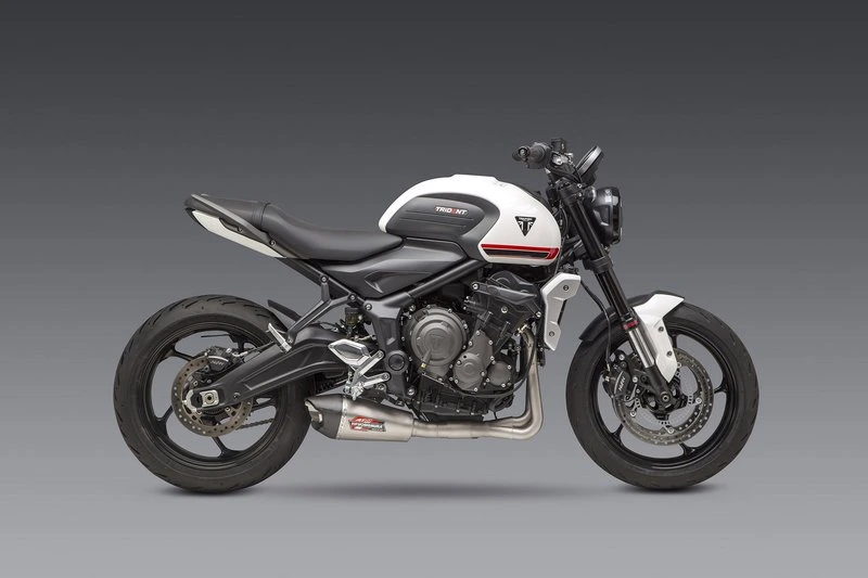 Yoshimura TRIDENT 2021 Race AT2 Stainless Full Exhaust, w/Stainless Muffler