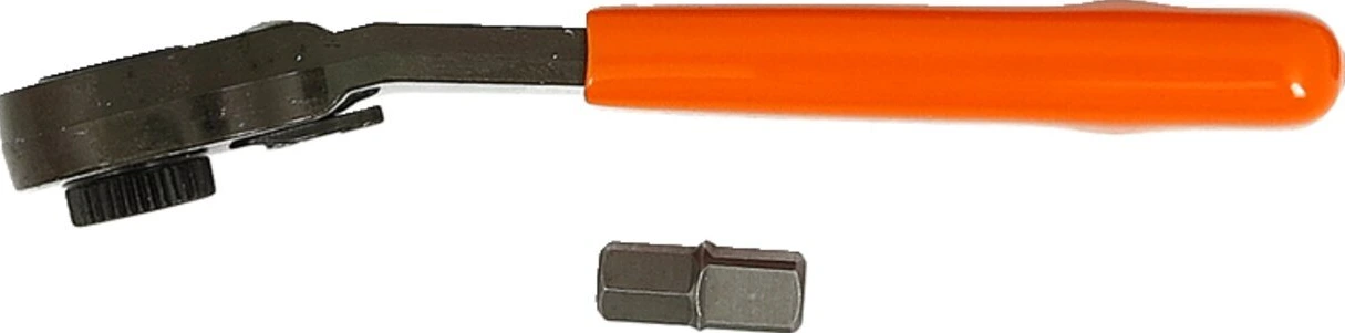 Lang Tools, мини храповой ключ для бит. Мелкий зуб, 110 мм