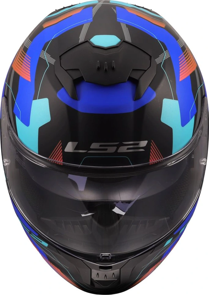 LS2 FF808 STREAM II MIKA Helmet - 2XL, Black Blue