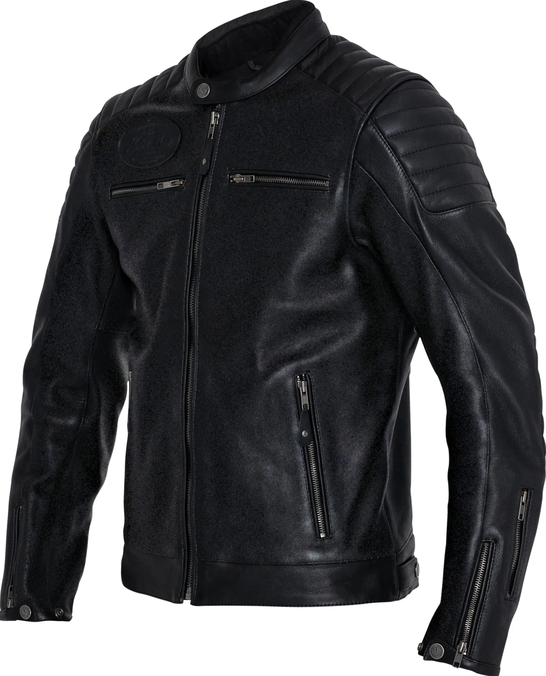 JACKET DEXTER LEATHER BLACK 3XL