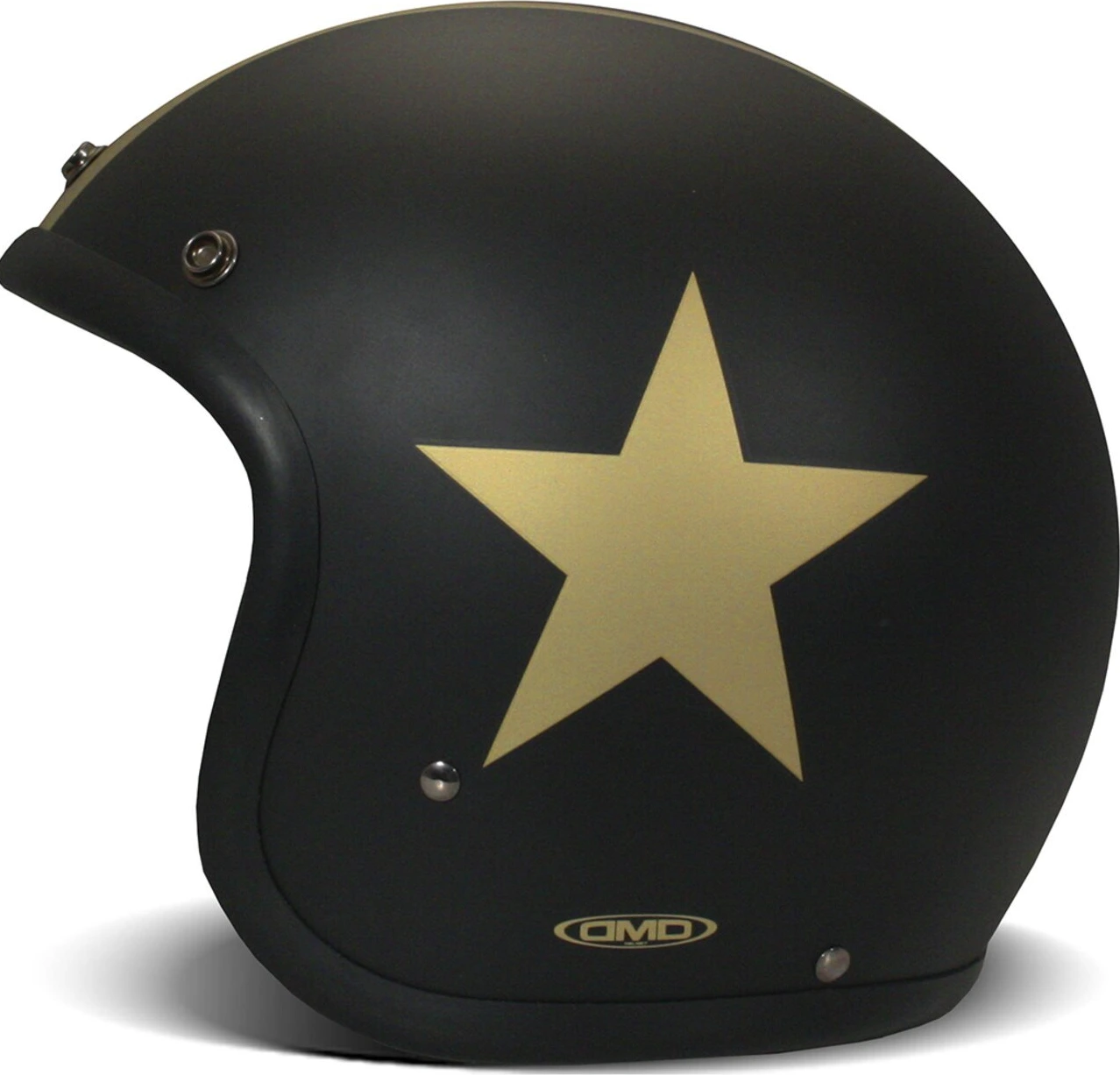DMD Retro helmet, star Black, gold, XS, Matte
