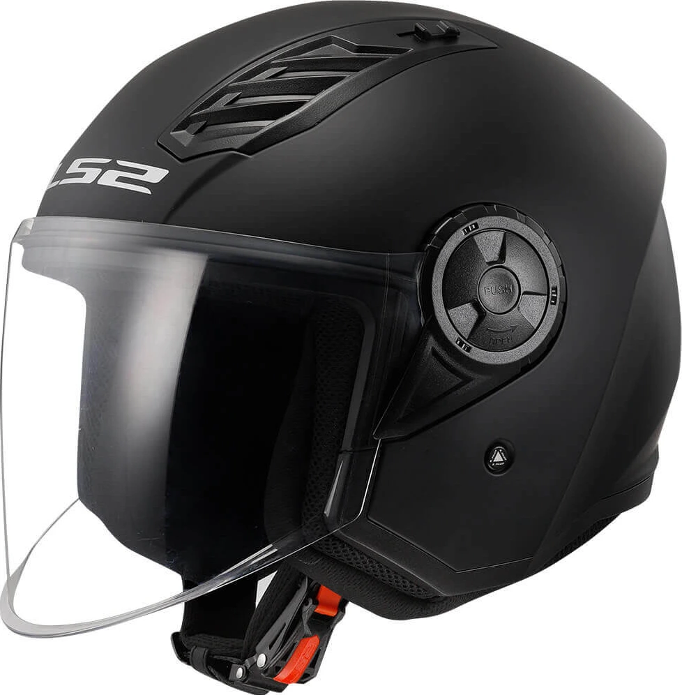 LS2 OF616 AIRFLOW II SOLID helmet - Matt Black, L