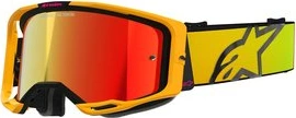 Alpinestars Goggle Vision 8 CORP YELLOW PINK Mirror Red/