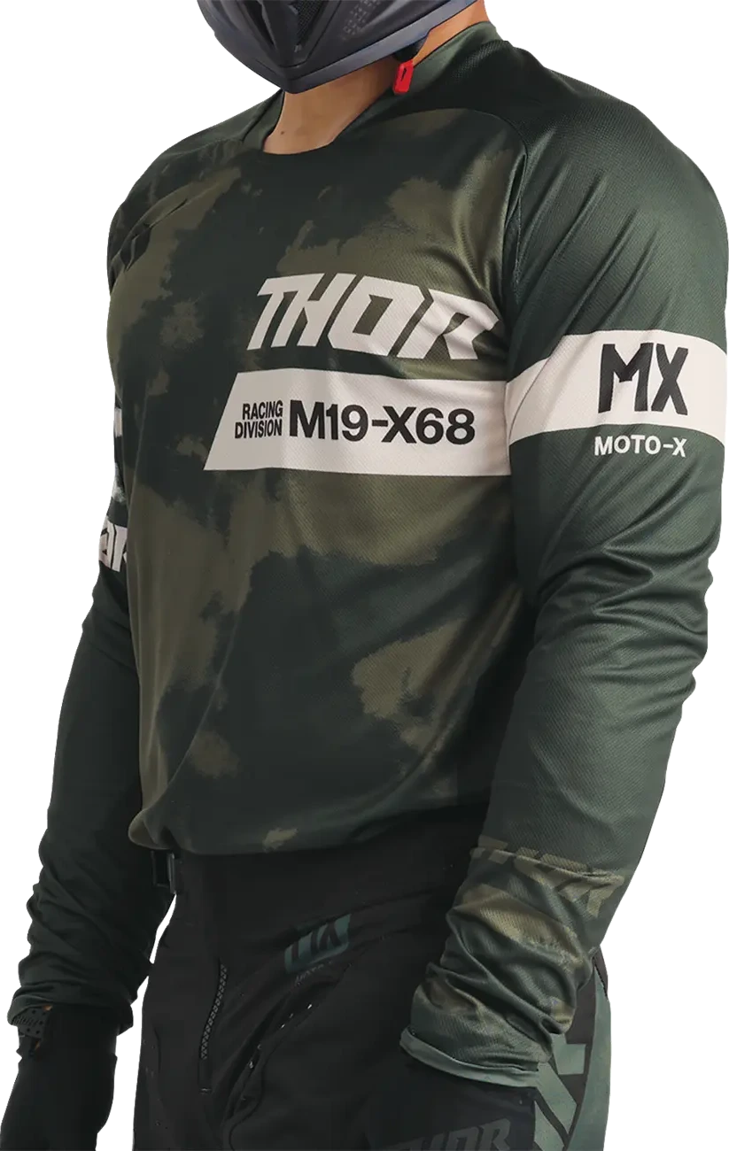 JERSEY LAUNCHMODE BLEACH BLK/CAMO S