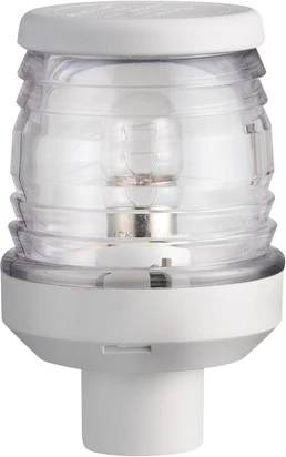 360° m.h. light w/shank white