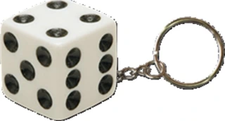 Triktopz Dice key chain