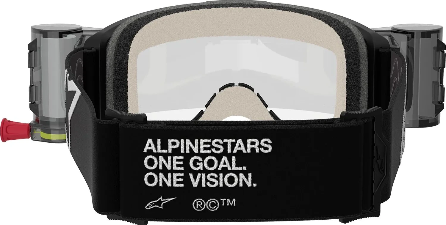 GOGGLE VISION 5 CORP BLK CLEAR ROLL-OFF
