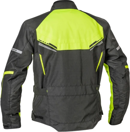 Lindstrands textile jacket Lomsen Black/HV yellow, 48