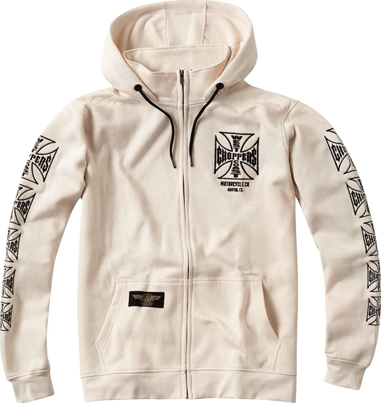 WCC Dominator zip hoodie, Cream, S