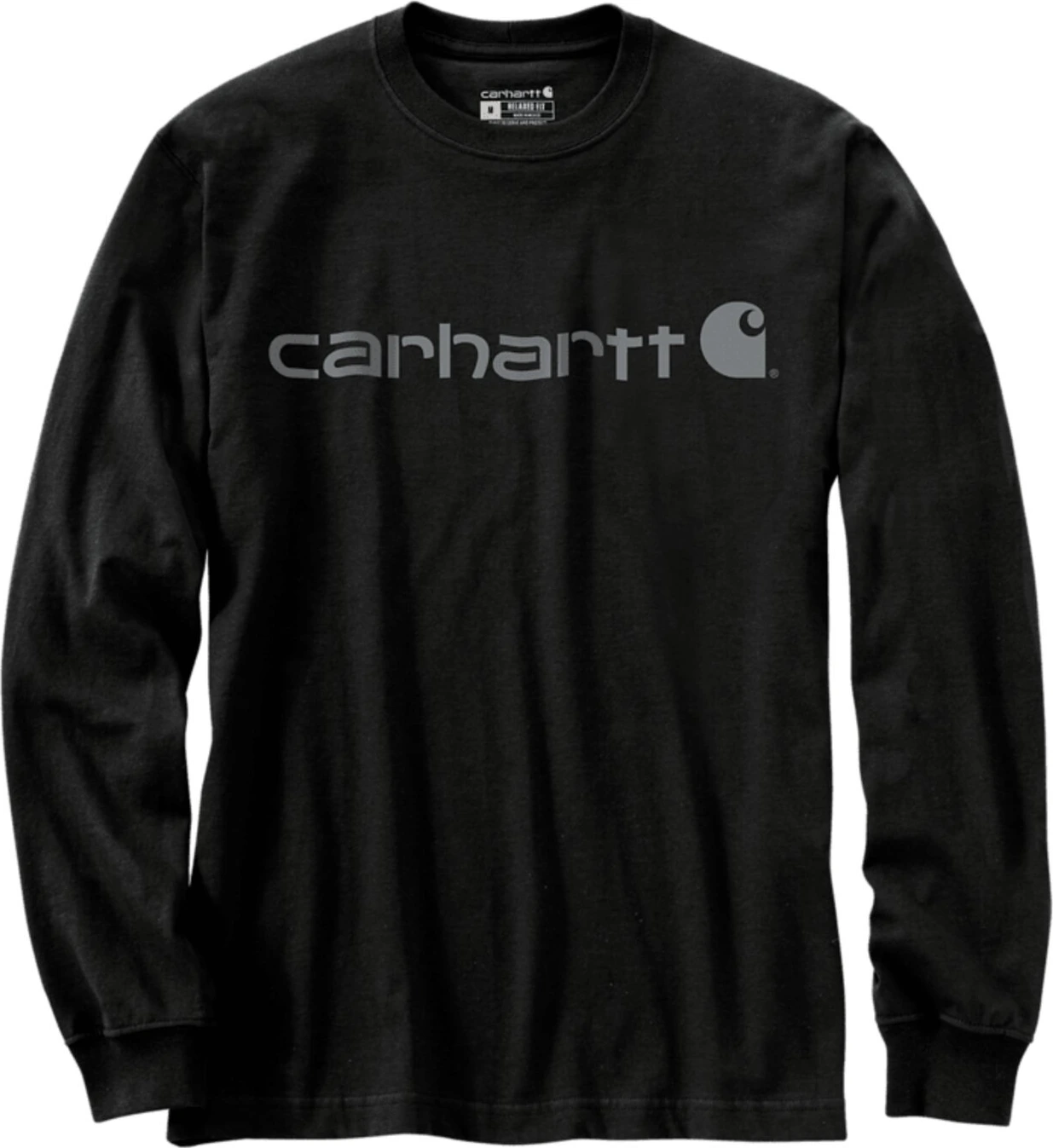 Carhartt Dearborn Logo long sleeve, Black, L