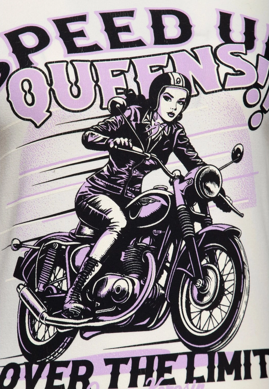 Queen Kerosin Speed up Queens t-shirt, offwhite, L