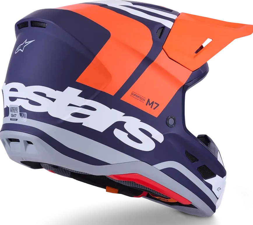 HELMET SM7 CORE ORAN/BLUE XS