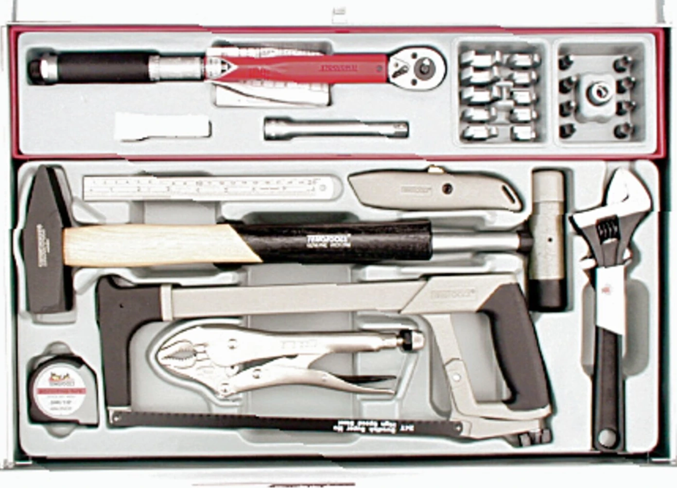 Teng Tools, HD-master kit tool chest with tools, Gray, 670 mm