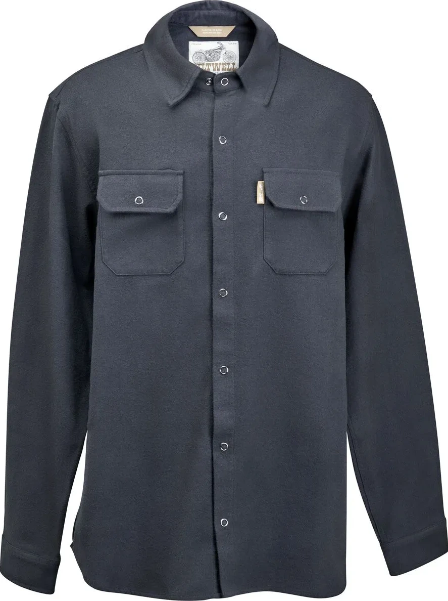 SHIRT FLANNEL HI TEST BLACK XS