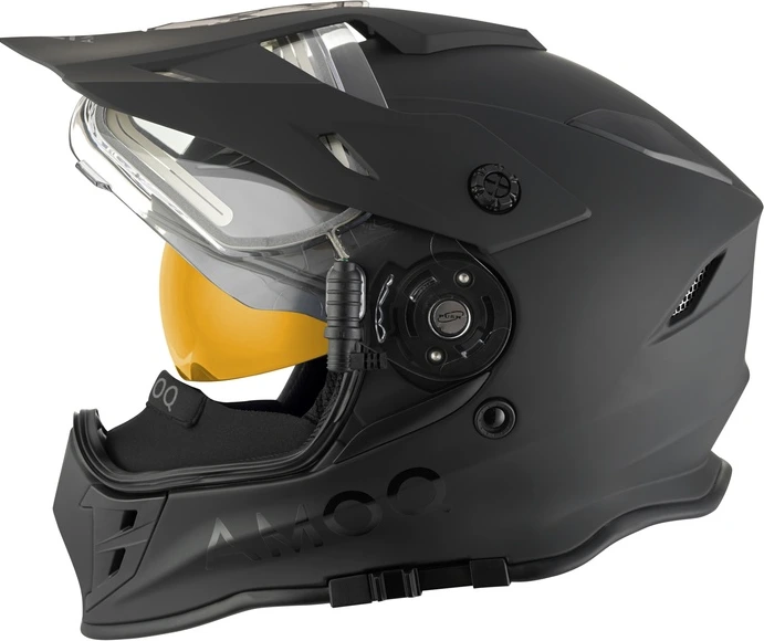 AMOQ Adaptor Helmet Electric Visor Blackout, XS