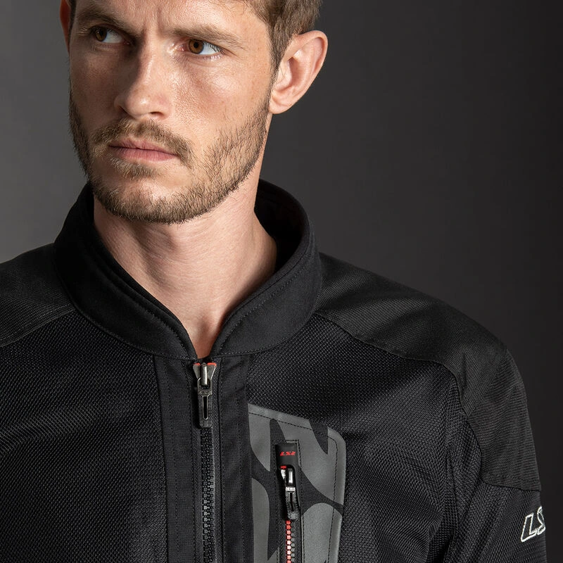 LS2 Alba Man Jacket - Black, 5XL