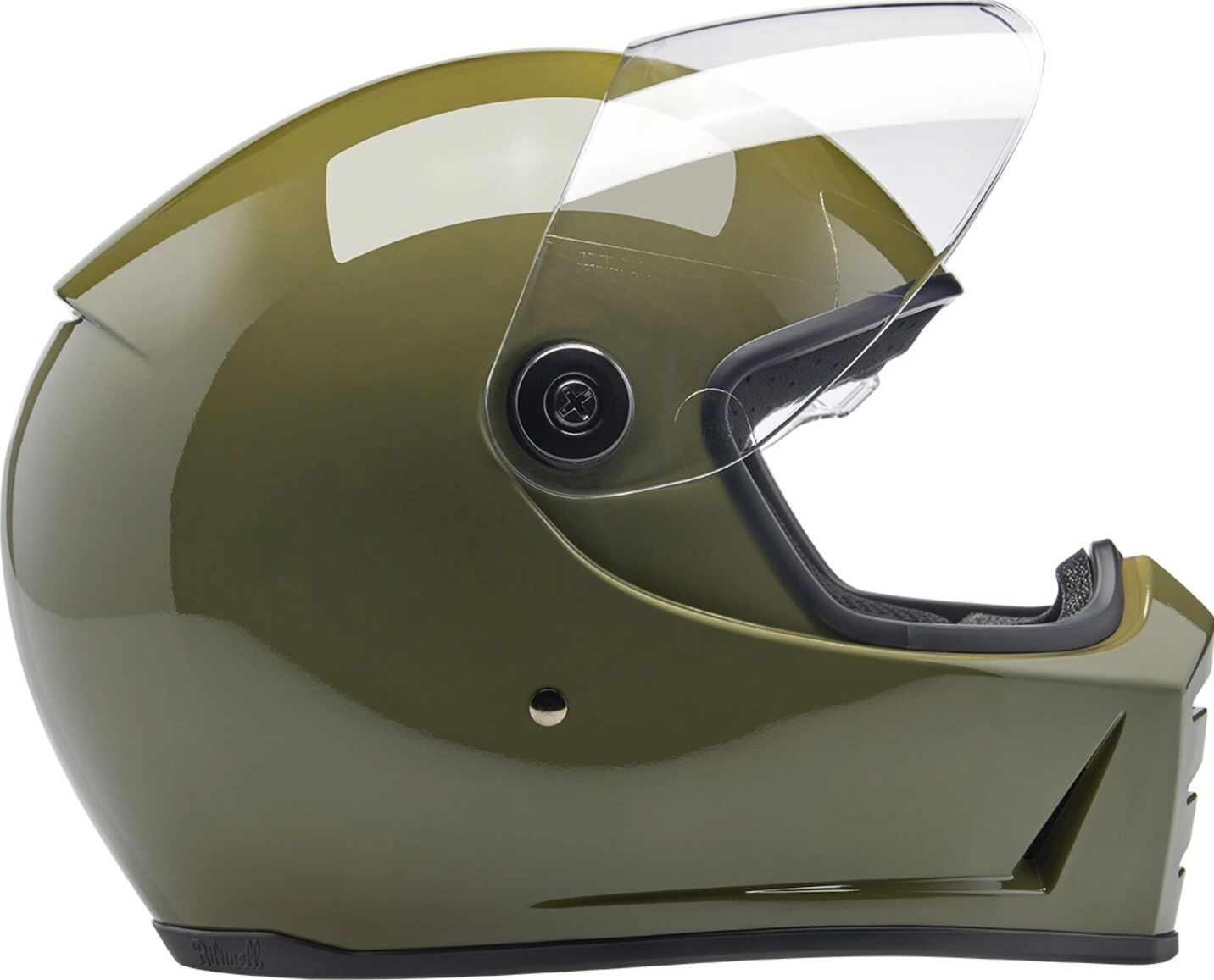 Biltwell Lane Splitter helmet, olive, Green, S, Gloss