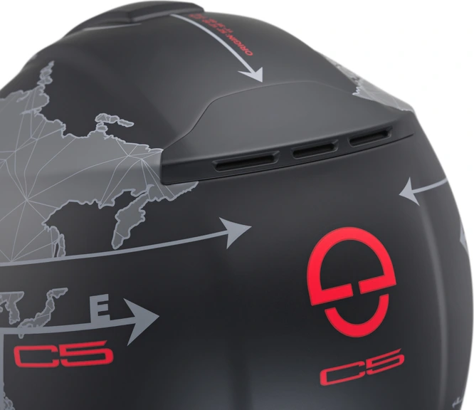 Schuberth Helmet C5 Globe black, 53 XS