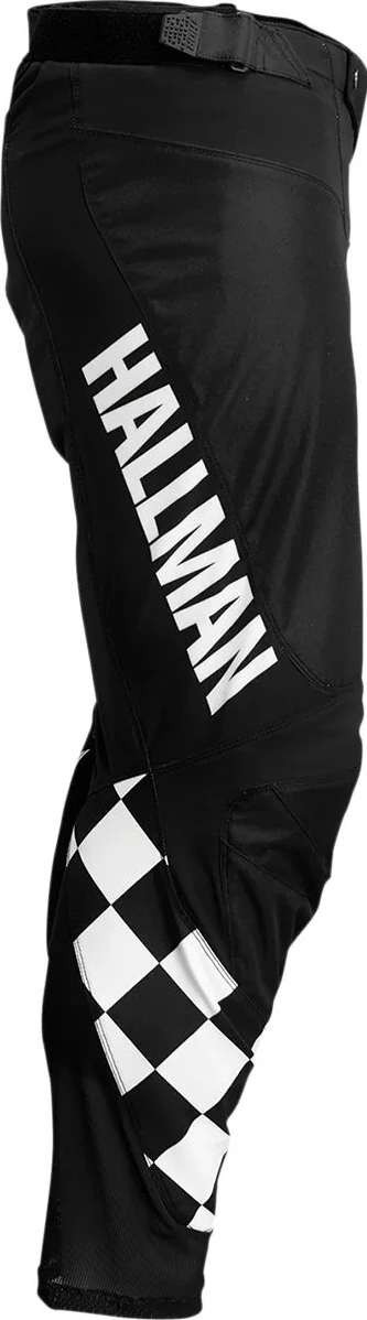 PANT DIFFER CHEQ BK/WH 28