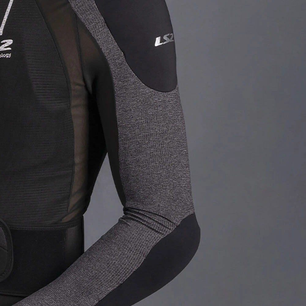 LS2 X-Armor Man Jacket - XS-S, Black Silver