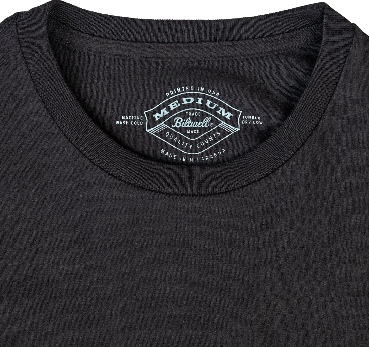 Biltwell Old junk pocket t-shirt, Black, S
