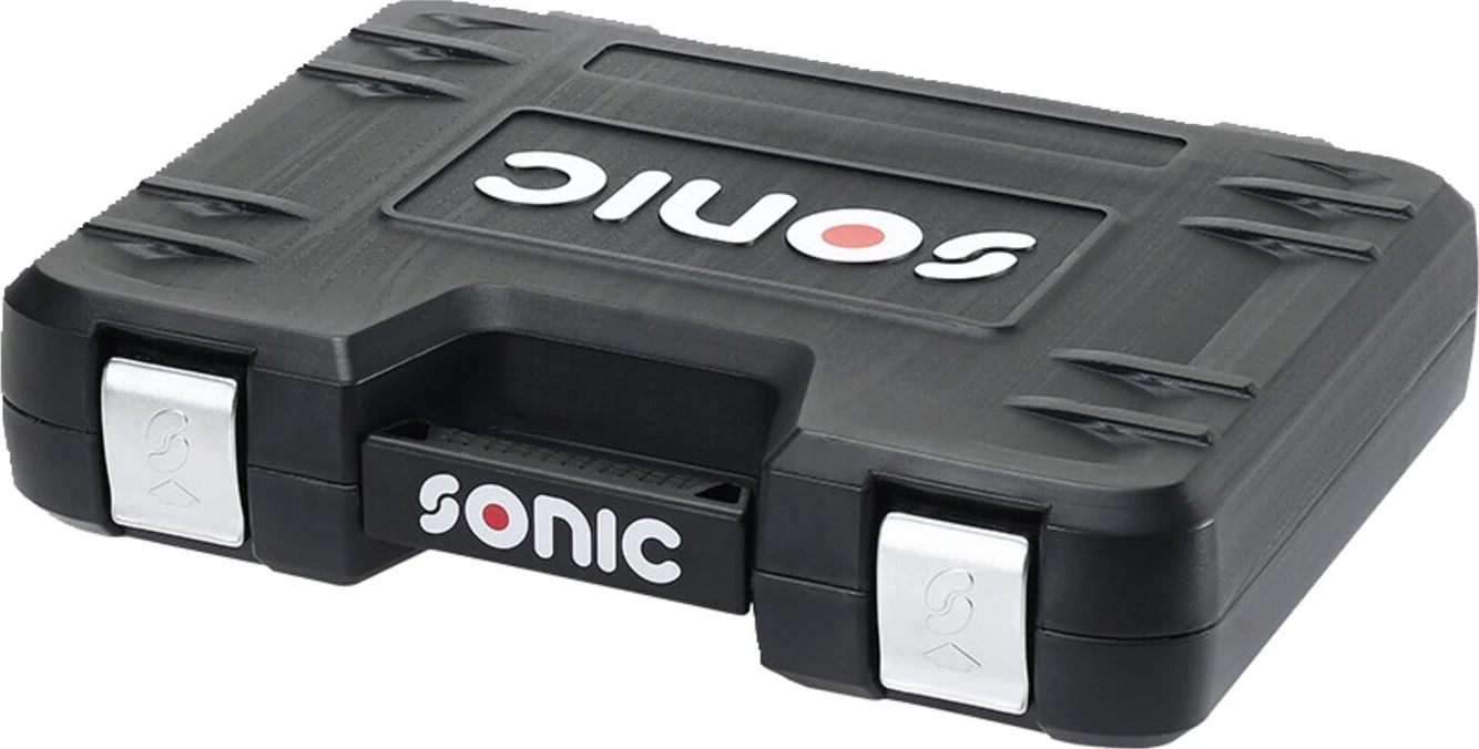Sonic, combination socket set 3/8'', 53-piece. US/SAE sizes, 360 mm