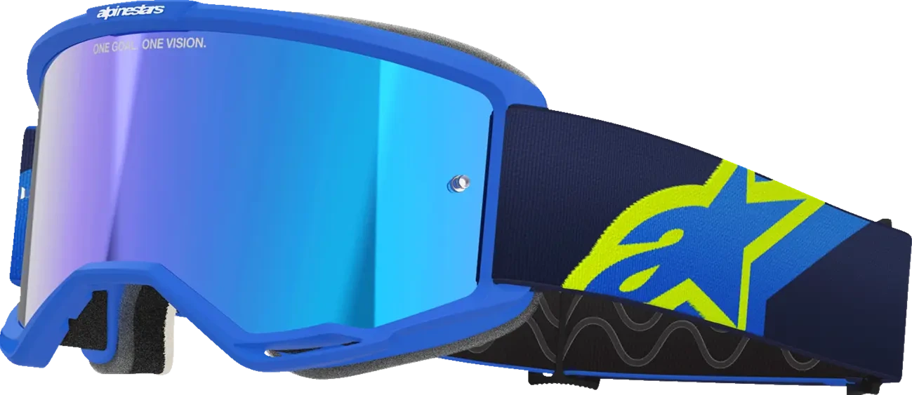 GOGGLE VISION 5 CORP BLUE/YLW MIRROR-BLUE