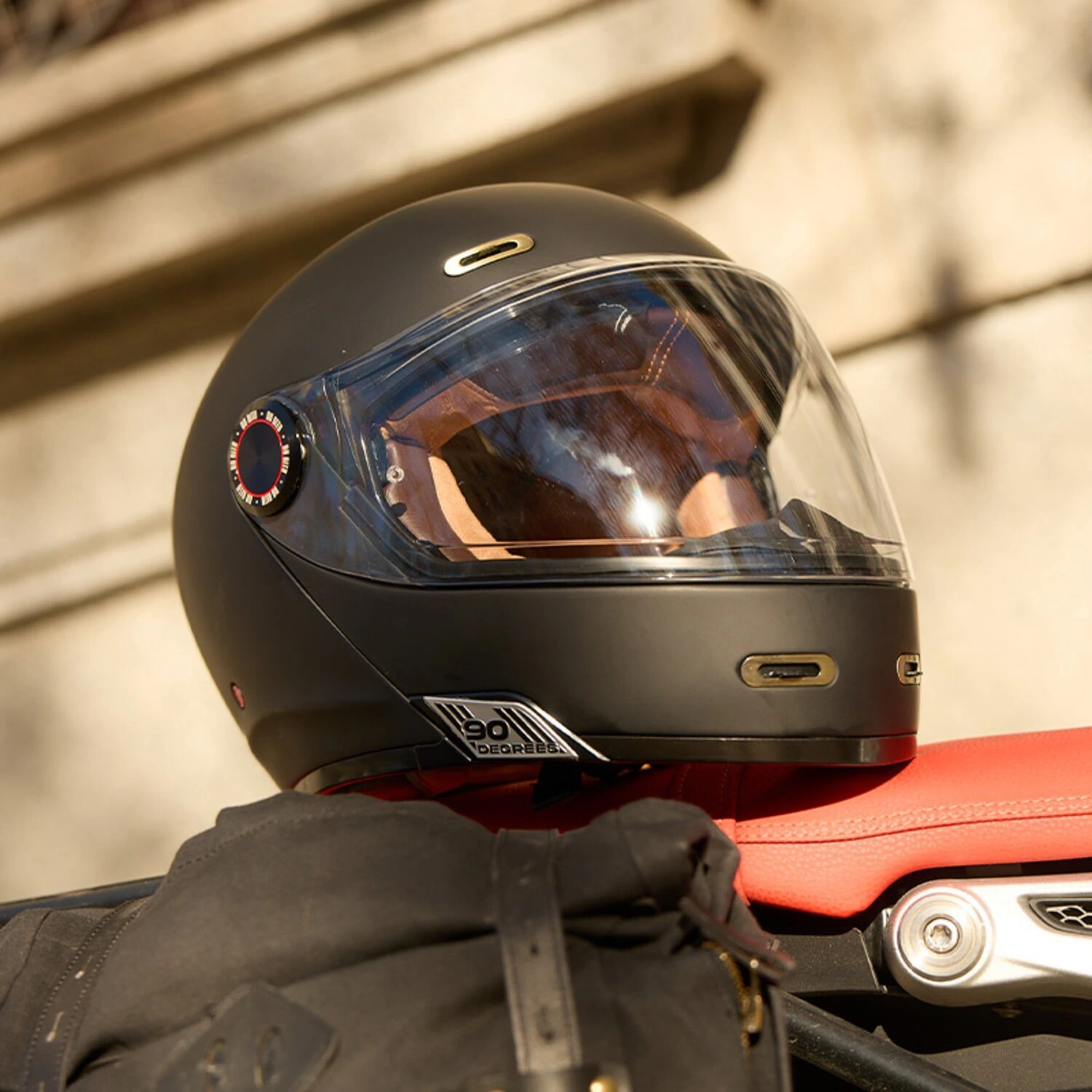By City 90 Degrees helmet, Black, 2XL, matt