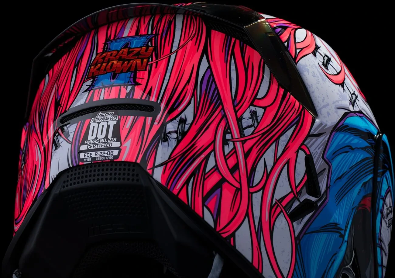 HELMET AIRFRAME PRO KRAZY KLOWN 2 PINK SM