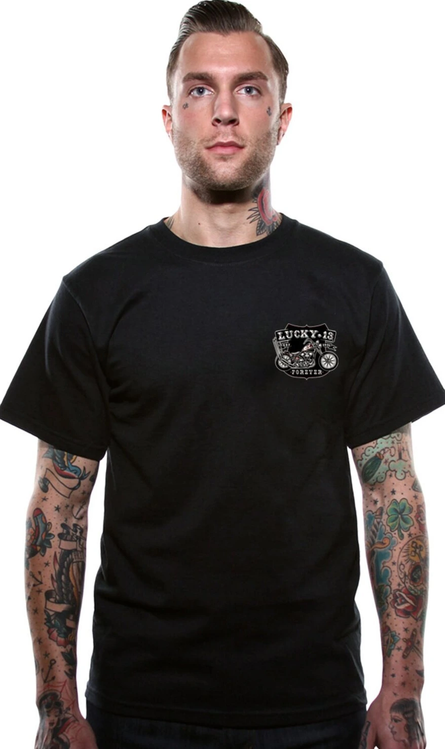 Lucky 13 Knuckles t-shirt, Black, M