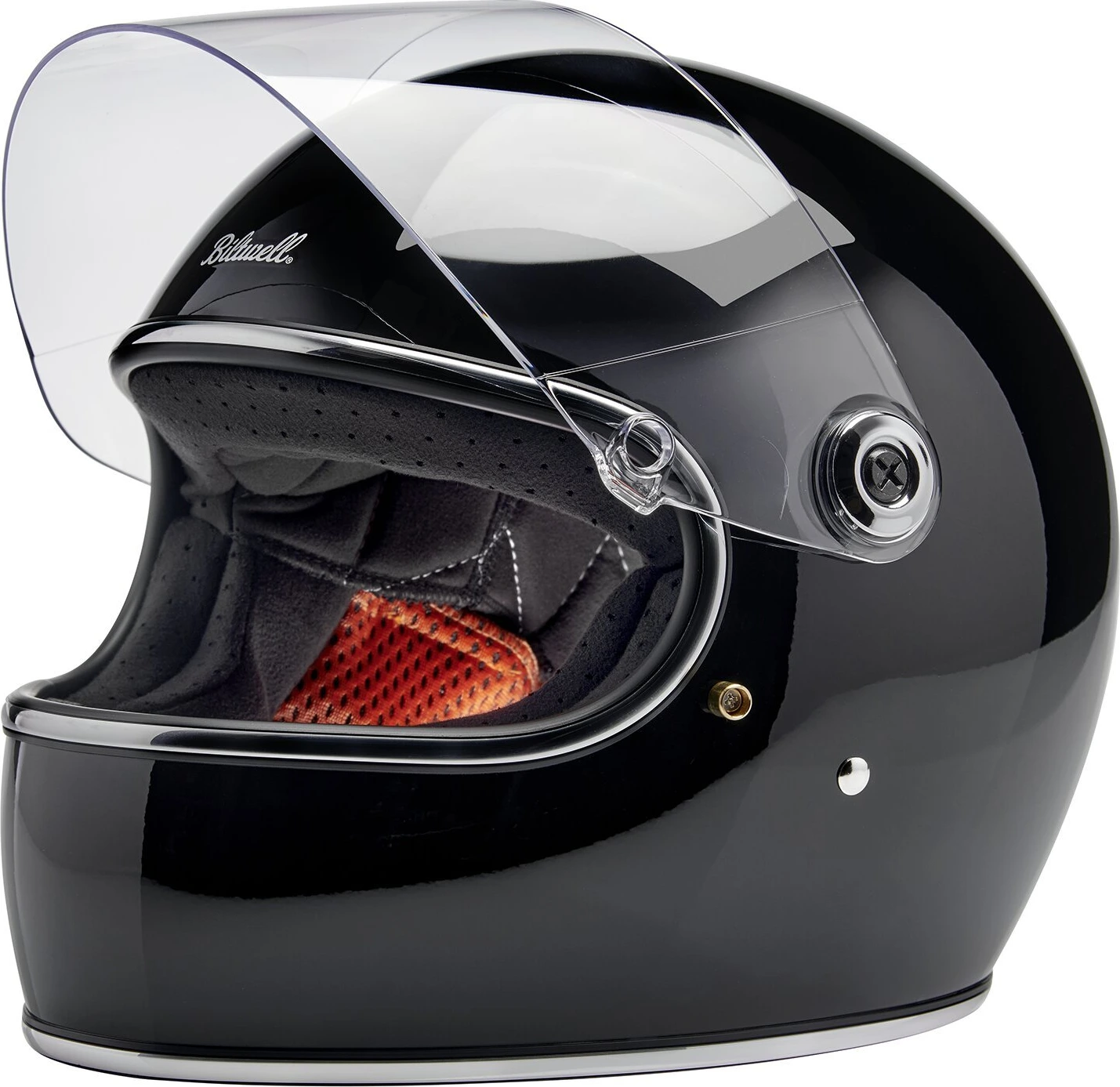 Biltwell Gringo S helmet, Black, XS, Gloss