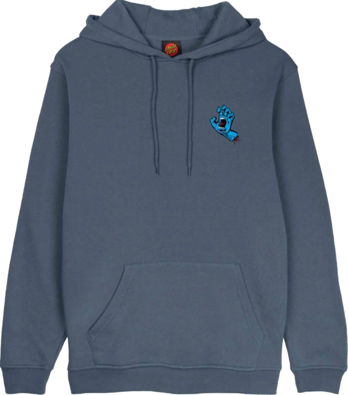 Santa Cruz Screaming Hand Chest hoodie storm gray, L