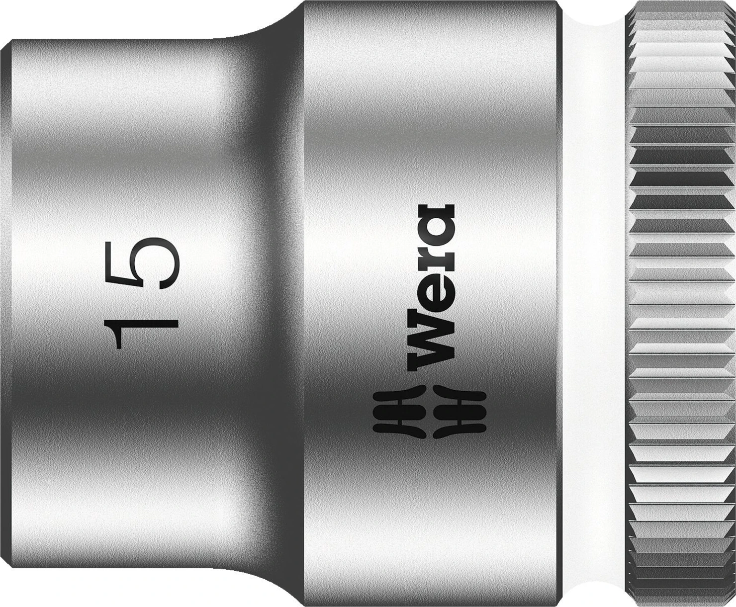 Wera Zyklop 3/8" socket - Metric 15.0, 15 mm, Chrome