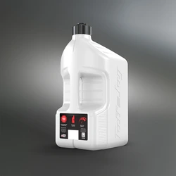 Tuff Jug Baltas su Juodu Standartiniu Dangteliu ir Kištuku (GEN 3)