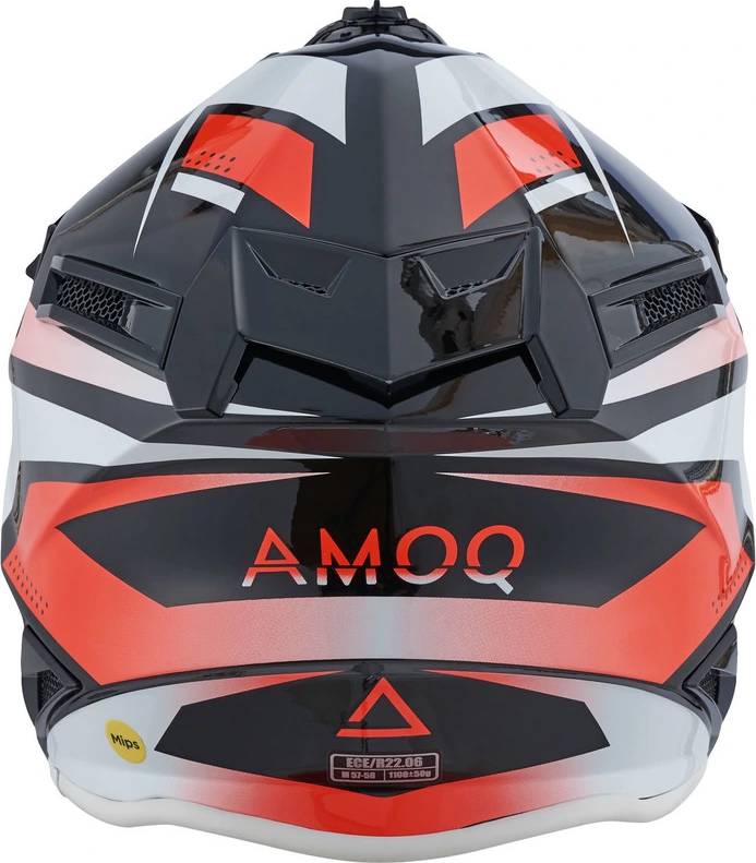 AMOQ Friction Mips Helmet Black/red, XS