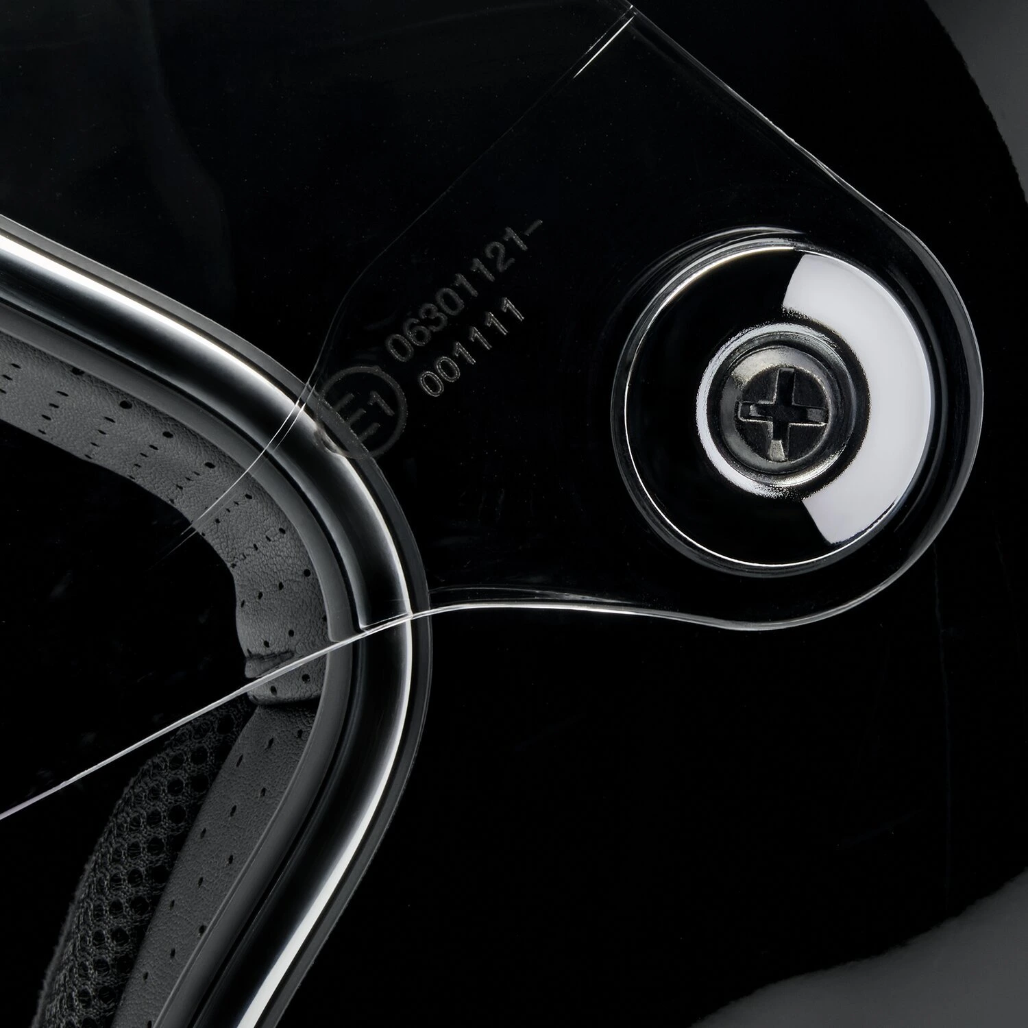 Biltwell Tahoe helmet, Black, XS, Gloss