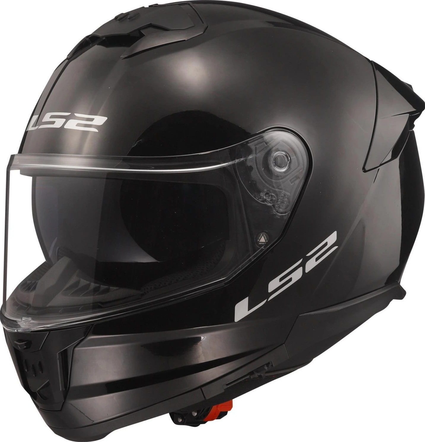 LS2 FF808 STREAM II Solid šalmas - Gloss Black, 3XL