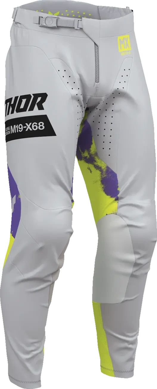 PANT LAUNCHMODE BLEACH GRAY/ACID 28