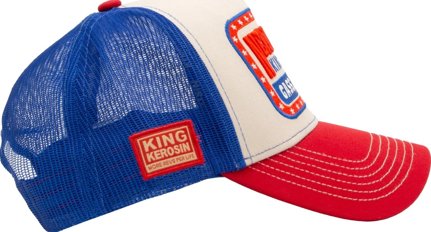 King Kerosin Never Grow Up trucker cap, Beige