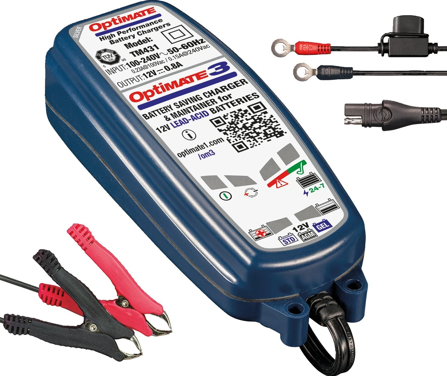 Tecmate OptiMATE 3 12V battery charger